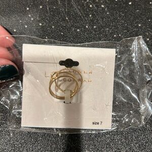 Lauren Conrad rings size 7